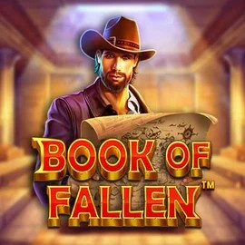 Book Of Fallen slot logo by Pragmatic Play at Gambloria Casino