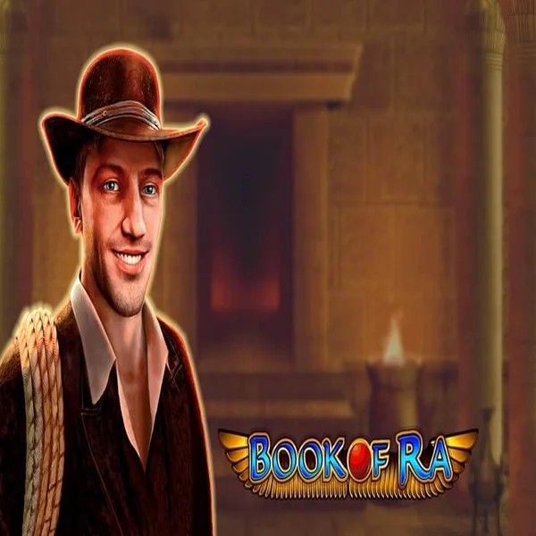 Official Slots logo: Book of Ra by Greentube at Gambloria Casino