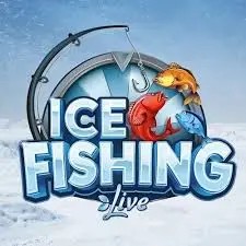 Ice Fishing Live online game logo by Evolution on gambloriaa.pl