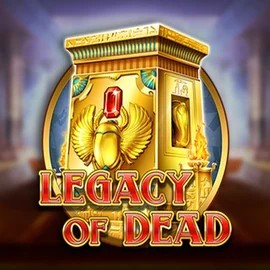 Official Slots logo: Legacy of Dead by Play'n GO at Gambloria Casino